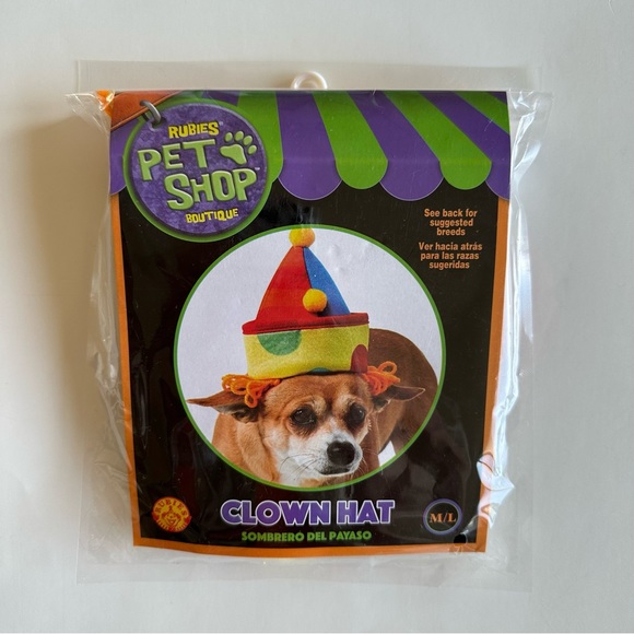 😀Host Pick😀New Dog Clown Hat - Picture 1 of 2